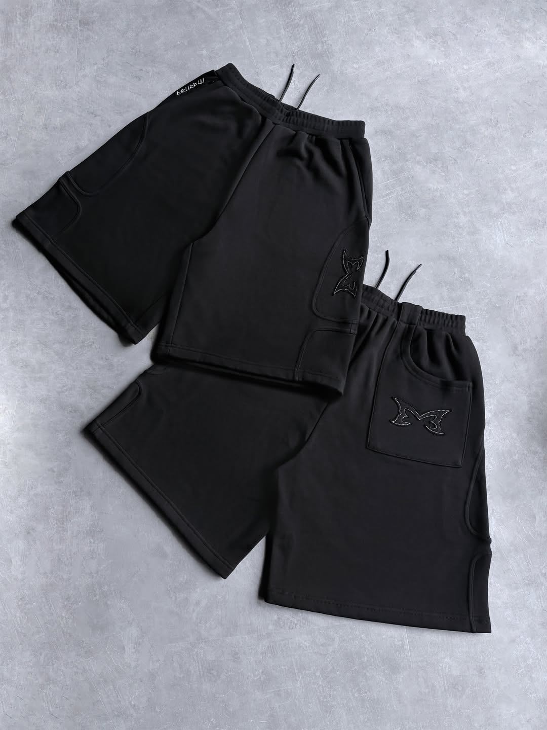 Black Mertra Shorts