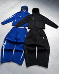 Mertra Black and Blue Tracksuit Set Both