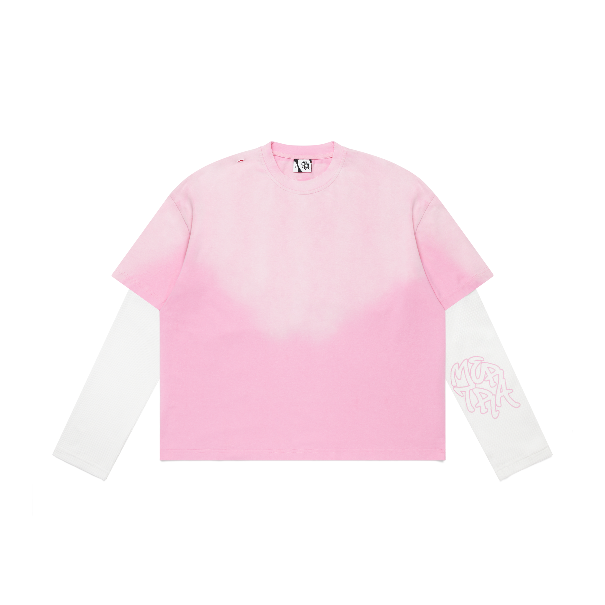 p2-1.png Mertra Layered Tee (Pink) - Image 1